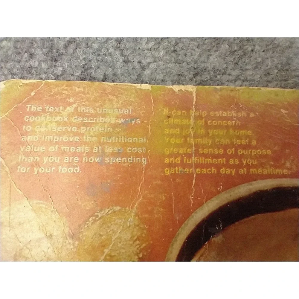 Herald Press Mennonite More-with-Less Cookbook Adult OS Multi 1977 Vintage